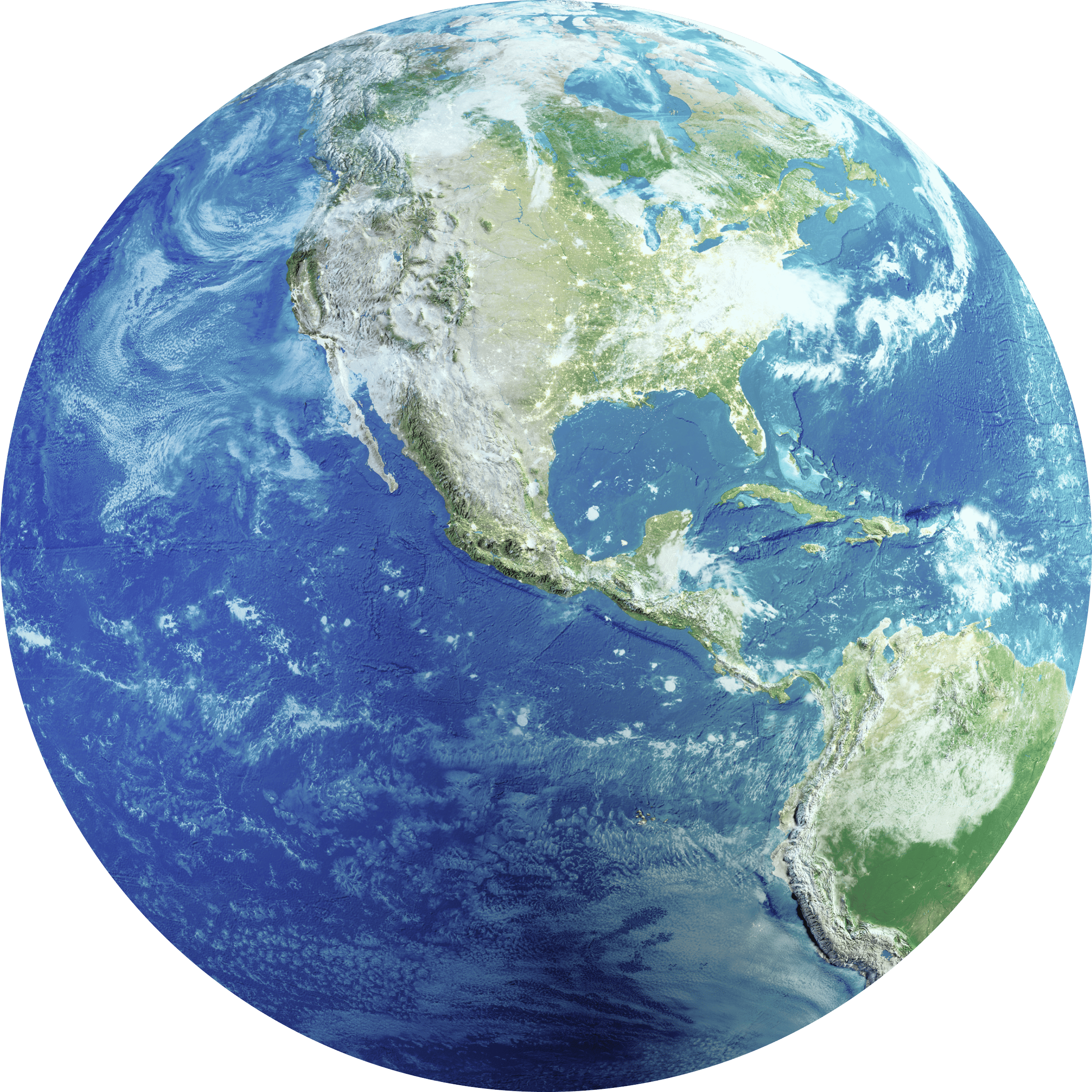 Earth globe